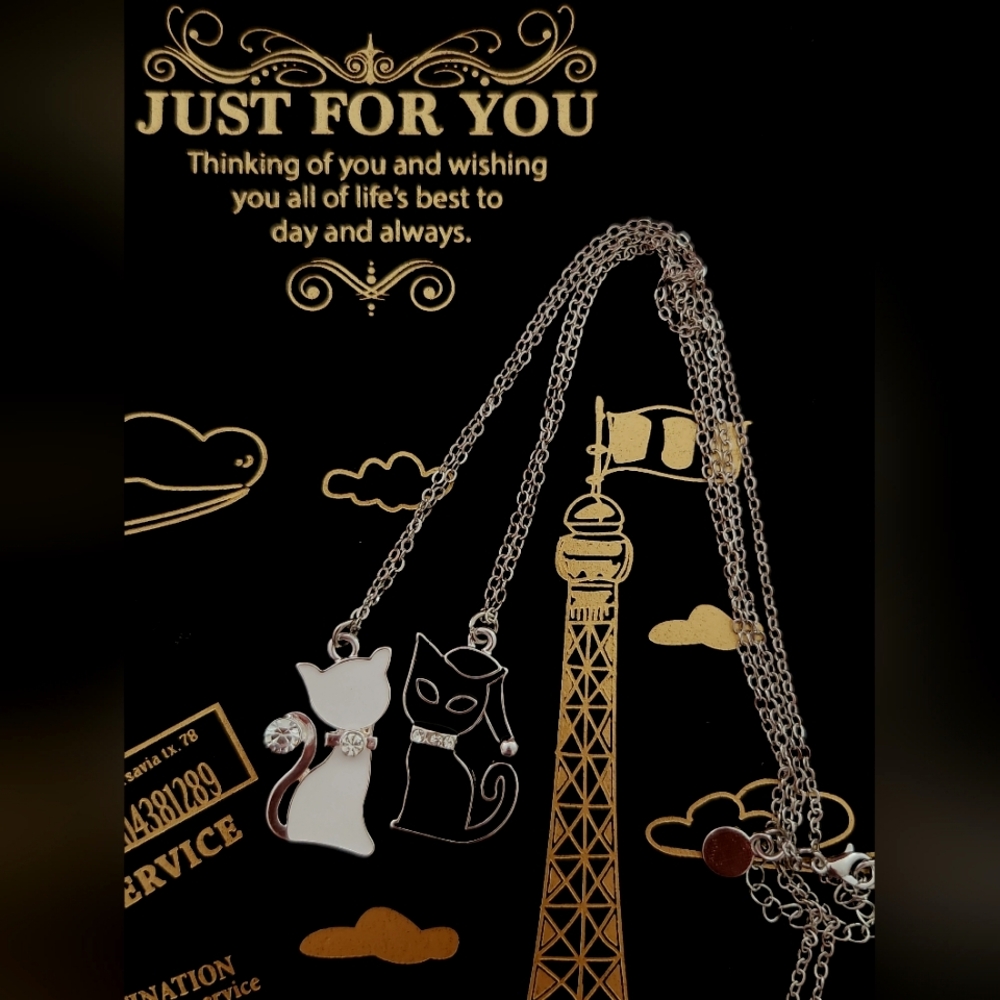 BFF best friends forever necklaces set